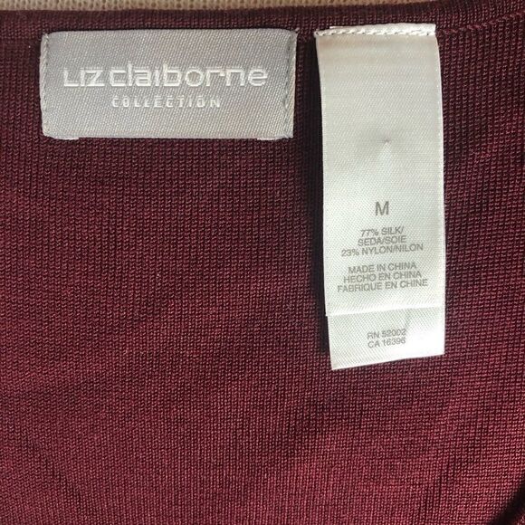 NWT Liz Claiborne Collections Silk Blend Dress - Picture 6 of 8